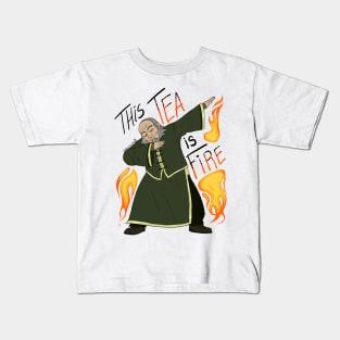 This Tea Is Fire Kids T-Shirt